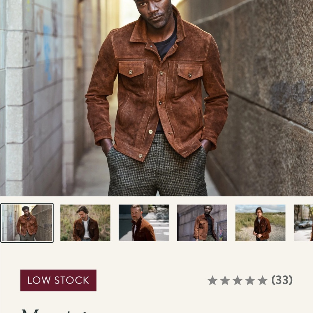 Brown Military Field Jacket with Corduroy Texture - Picture 2 of 5